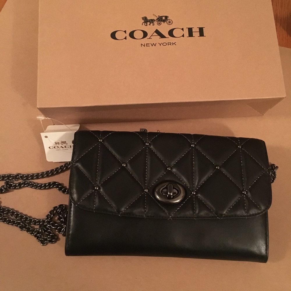 NEW Coach Leather Crossbody